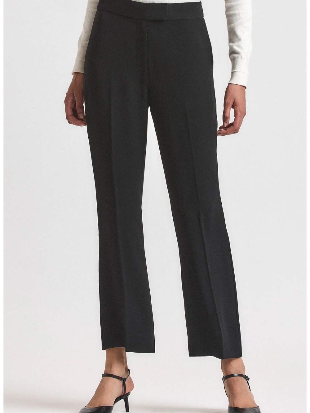 Derek Lam 10 Crosby Reagan Ankle Pants | Black | Size 4